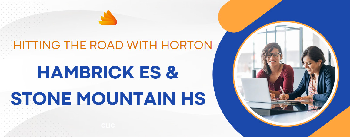 Hitting the Road with Horton (Hambrick ES & Stone Mountain HS)